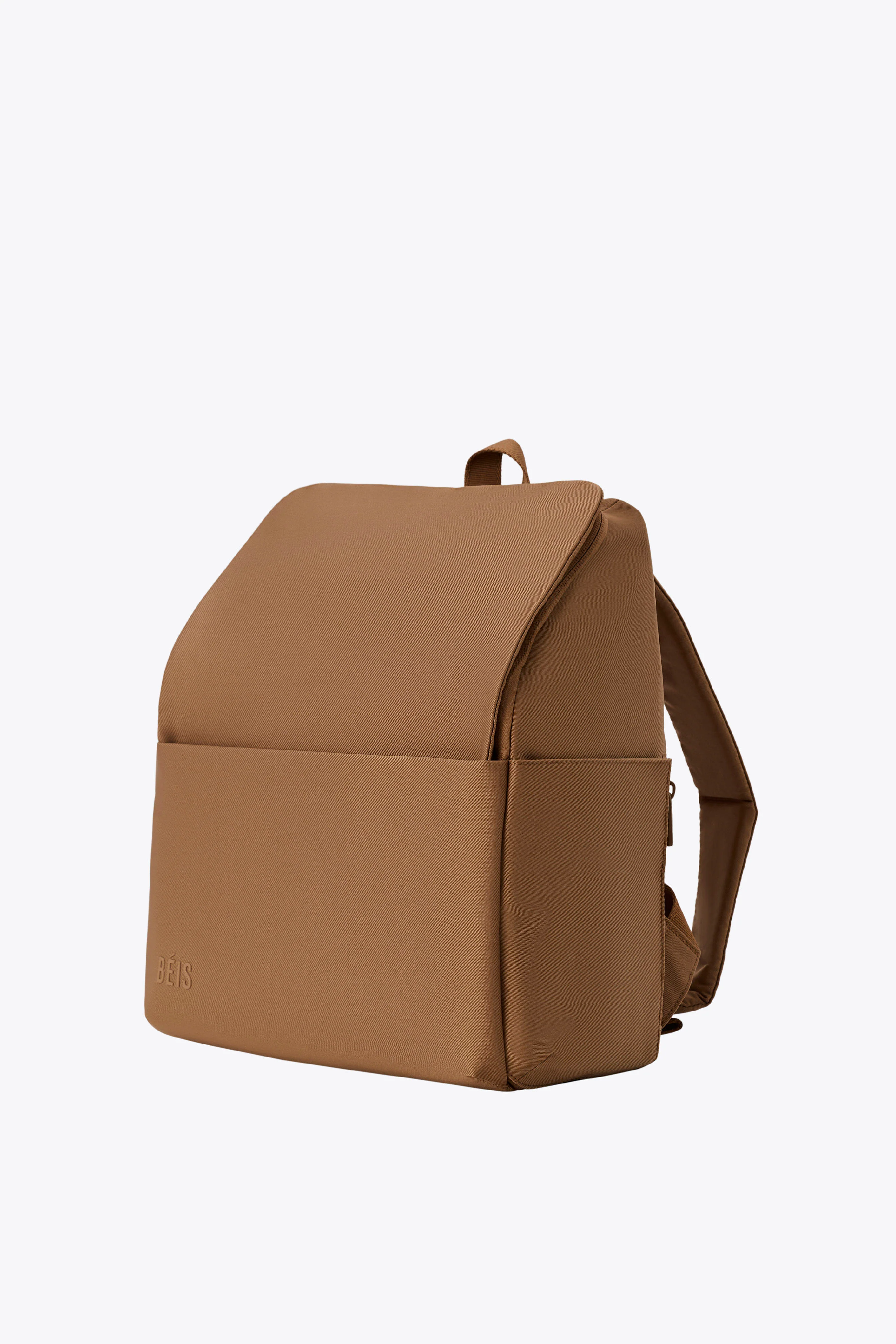 The Everyday Diaper Backpack in Camel Nylon - Image 5